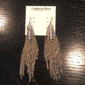 Catherine Stein earrings two-tone